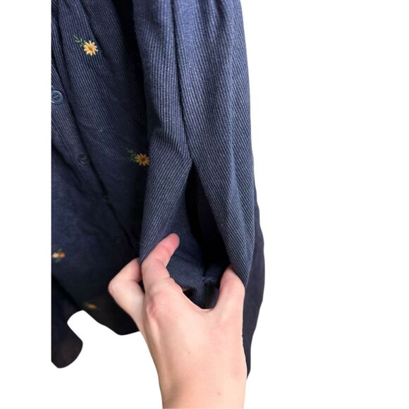 Arula Dream A Little Dream Embroidered Dress Navy Size X (10-12) - Picture 4 of 6